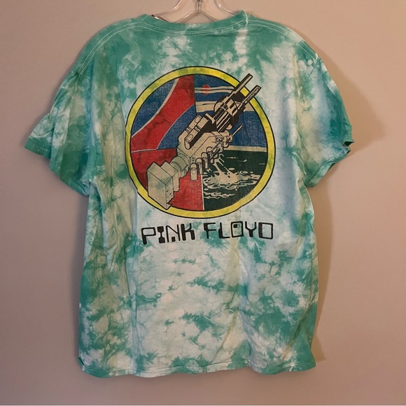 Urban Outfitters Pink Floyd Wish You Were Here Tie-Die T-Shirt - Men’s Medium - Picture 3 of 4